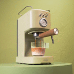 Cecotec Cafetera Espresso Compacta Power Espresso 20 Retro Green